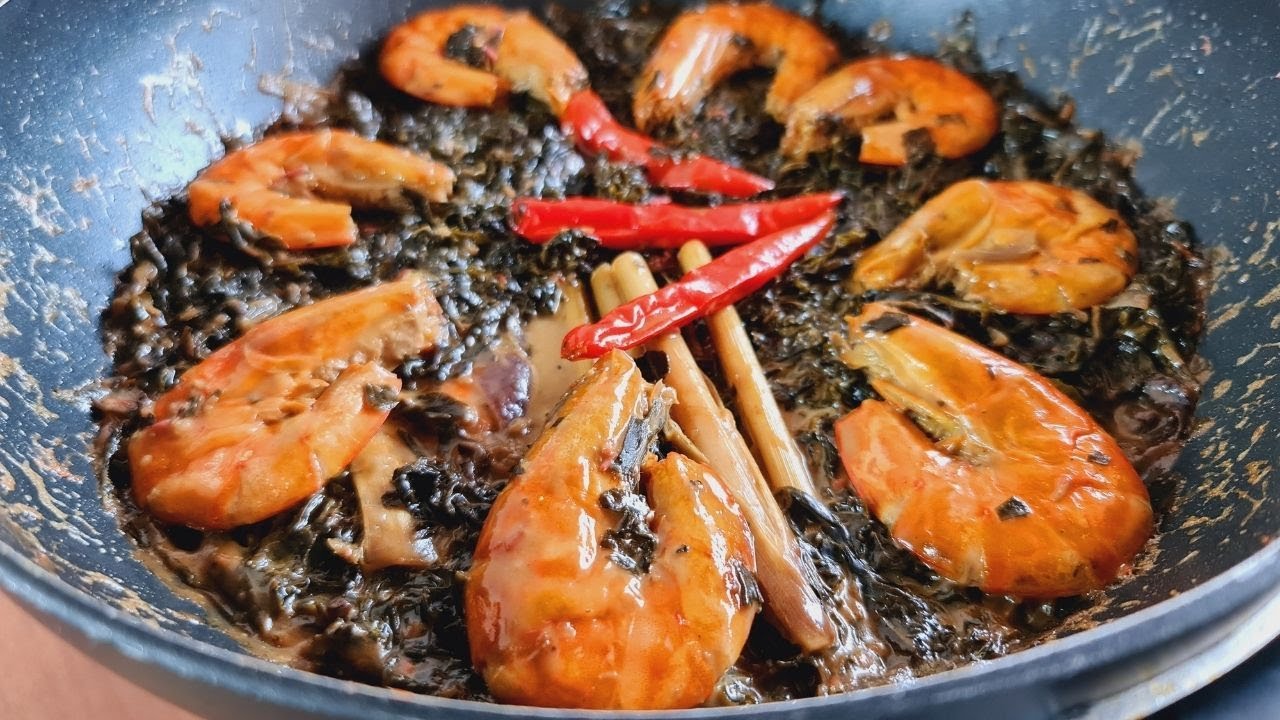 Learn How To Cook Ginataang Laing In 2 Minutes | Ginataang Laing With Shrimp