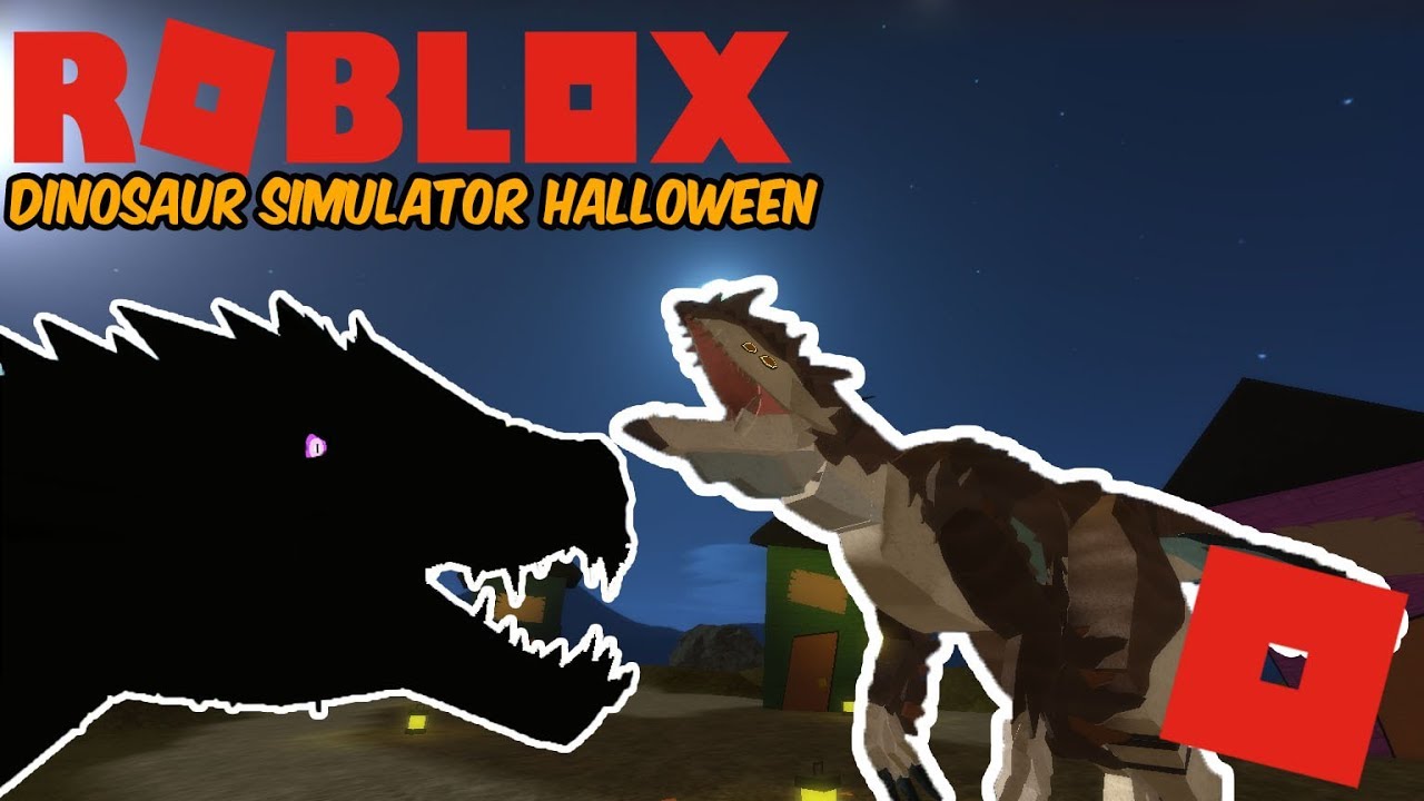 Roblox Dinosaur Simulator Halloween New Pitch Terror Kosers On Halloween Map Youtube - horror feathered for dinosaur simulator roblox