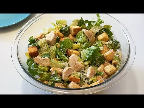 Homemade Caesar Salad Recipe 🥗👌