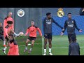 Man City vs Real Madrid | Side by Side Training Comparison