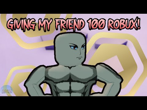 yo yo watch how im giving 100 robux to a random