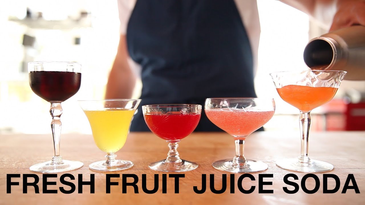 Fresh Fruit Juice Soda • ChefSteps