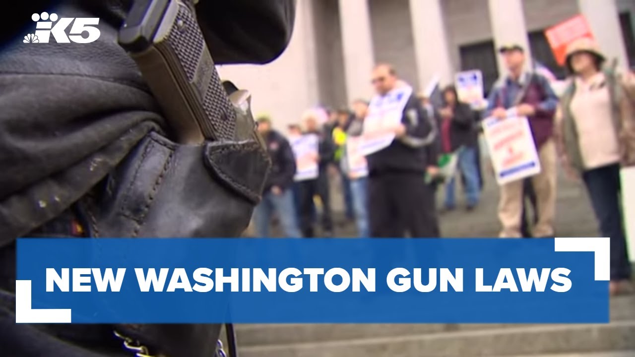 New Washington gun laws set to take effect as federal measures debated