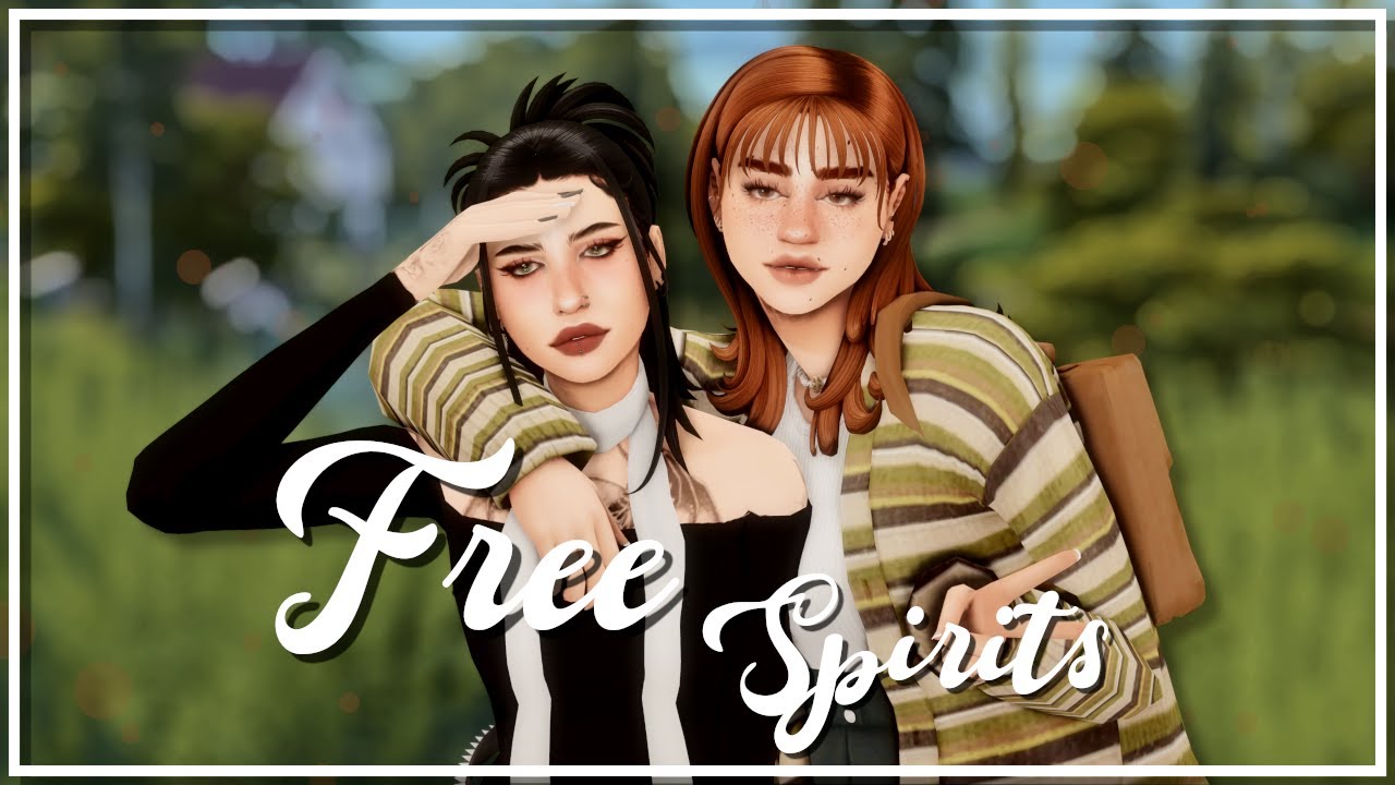 📖 Free Spirits Household | The Sims 4 Speed Cas | Townie Makeover 🎨 ...