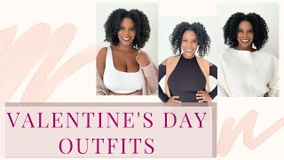 5 VALENTINE&#39;S DAY OUTFIT IDEAS | 2021 DATE NIGHT OUTFITS | GALENTINE&#39;S DAY OUTFIT IDEAS