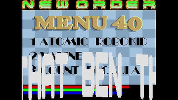 Atari ST Compacted Disk (CD) Scrollers [1107] New Order CD #040