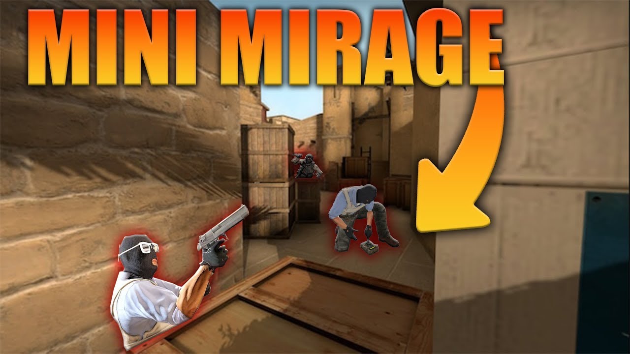 CEA MAI MICA MAPA DIN CS-GO MINI-MIRAGE, 2V2 CU ABONATII !! - YouTube