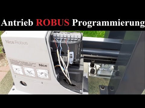 |NICE| Wie kann man Elektroantrieb Robus 600 programmieren | RBA3 |TUTORIALS