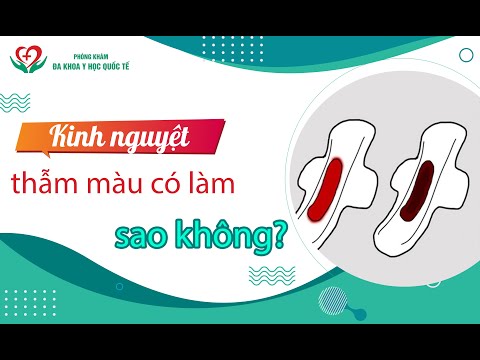 Kinh Nguyệt Màu Đỏ Sẫm - KINH NGUYỆT THẪM MÀU CÓ LÀM SAO KHÔNG?