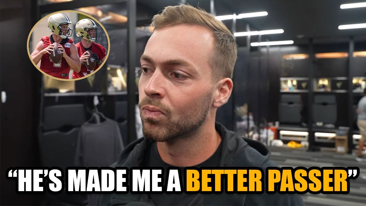 Saints Backup QB Jake Haener On Derek Carr Being A Mentor New Orleans saints-backup-qb-jake-haener-on-derek-carr-being-a-mentor-new-orleans