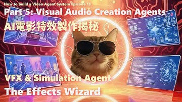 Video Agent #13.Part 5: Visual Audio Creation Agents - AI電影特效製作揭秘