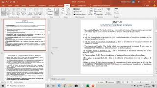 Unsymmetrical fault analysis 1