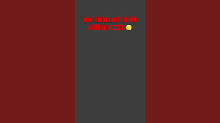 Wer abonniert ist ein Skibidi  rizzler￼