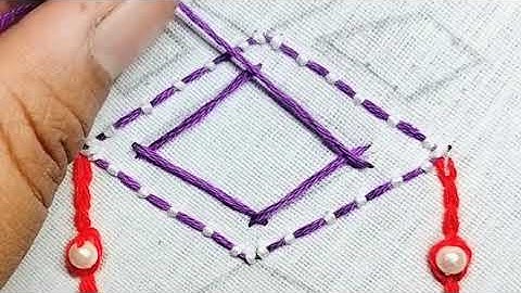 Learn how to make Norwich stitch || norwich stitch tutorial || square box stitch tutorial