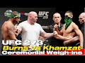 UFC 273 Ceremonial Weigh-Ins: Gilbert Burns vs Khamzat Chimaev