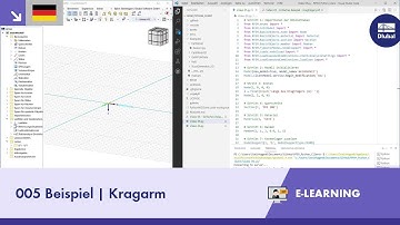 Programmieren mit RFEM 6 und Python | 005 Beispiel | Kragarm