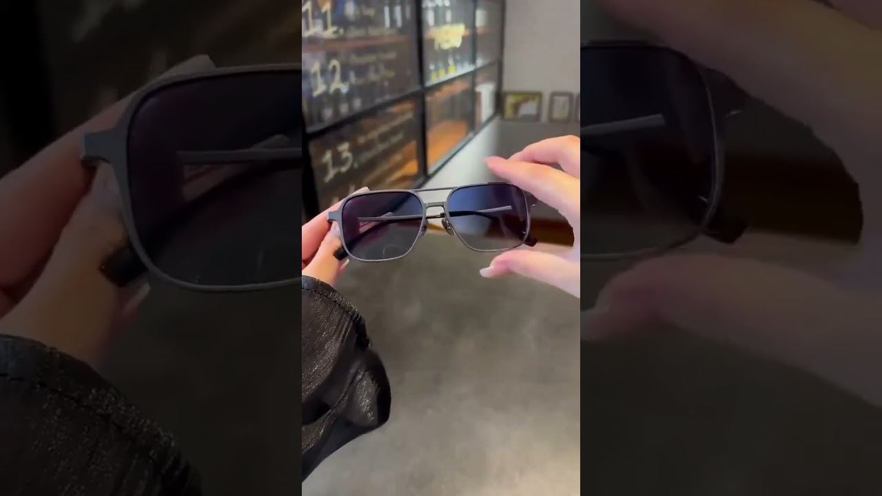 Boys wearing this frosted warrior look really handsome # Myopia glasses # Photochromic glasses