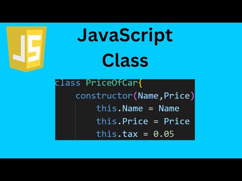Learn JavaScript Classes(JavaScript tutorial #14)