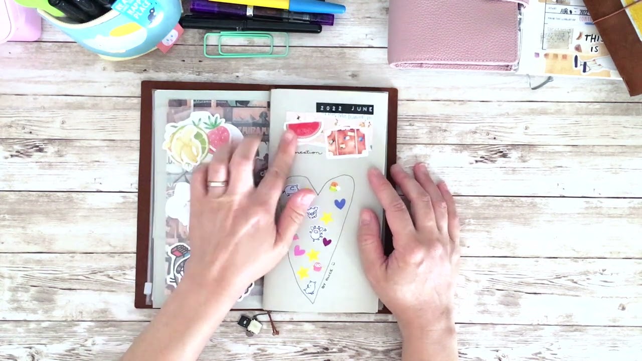 Short Trip Memory Keeping in a Traveler's Company Notebook Insert || Travel Journaling Process