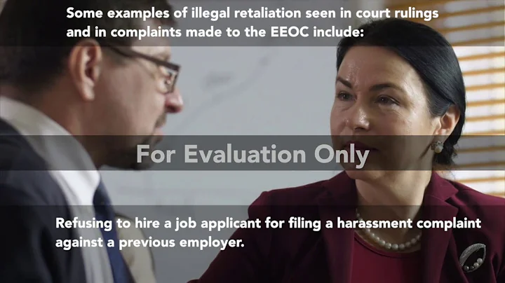 Employment Retaliation in the Workplace