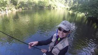 Shenango River Smallmouth Bass Fishing Father &amp; Sons
