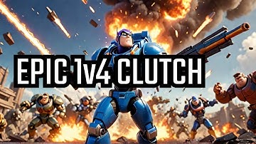 I Survived a 1v4 Clutch with CRAZY Strategy