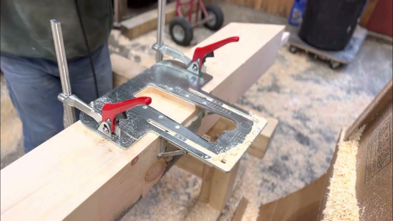 Timber Framing Mafell Router and Arunda 120N mortise system YouTube