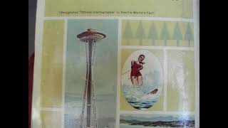 Vintage Map of the 1962 Seattle World's Fair ~ See what Seattle looked like back in 1962