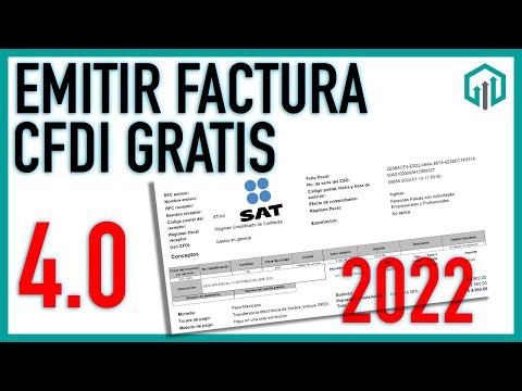 Como emitir un CFDI 4.0 en el portal del SAT | Factura GRATIS SAT 2022 ?