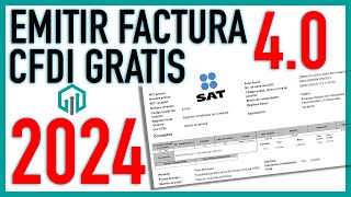 Como emitir un CFDI 4.0 en el portal del SAT | Factura GRATIS SAT 2022