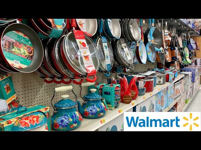 WALMART COOKWARE SHOPPING *PIONEER WOMAN VS RACHEL RAY* COOKWARE SETS, CAST  IRON + WOKS!!! 