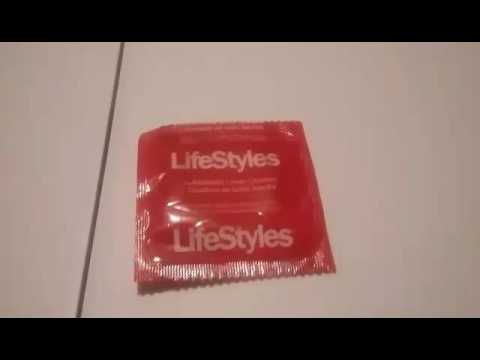 How to poke a hole in a condom - YouTube