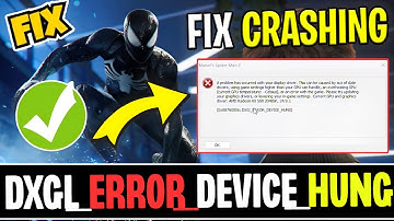 FIX Spiderman 2 Crash error DXGI ERROR DEVICE HUNG