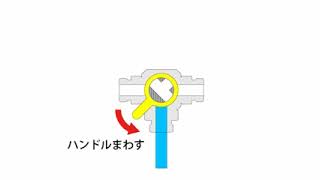 カクダイ 650-250-13 三方ボール切替弁（止水機能つき）