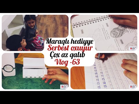 #VLOG | BUNUNLA RESSAM OLMAQ OLAR 👨‍🎨|MARAQLI HEDIYYE 🎁| HER USAQLI EVE LAZIM |#gunlukvlog -63