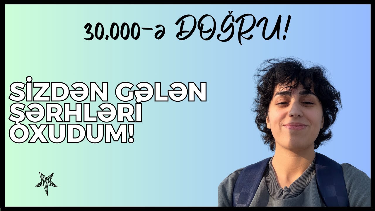 SİZDƏN GƏLƏN SUALLARI CAVABLADIM... 👹