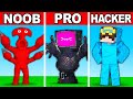 SYRINGEON &amp; TV WOMEN &amp; NICO Build Challenge Movie: NOOB vs PRO vs HACKER Minecraft