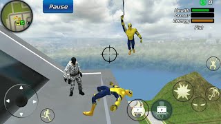 Flying Super Spider Rope Hero City Battle | Spider Web Hero City Rescue - Android GamePlay HD screenshot 4