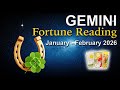 GEMINI Fortune Tarot Reading 🍀 "THE BREAKTHROUGH YOU NEEDED!' January–February 2026 ✨