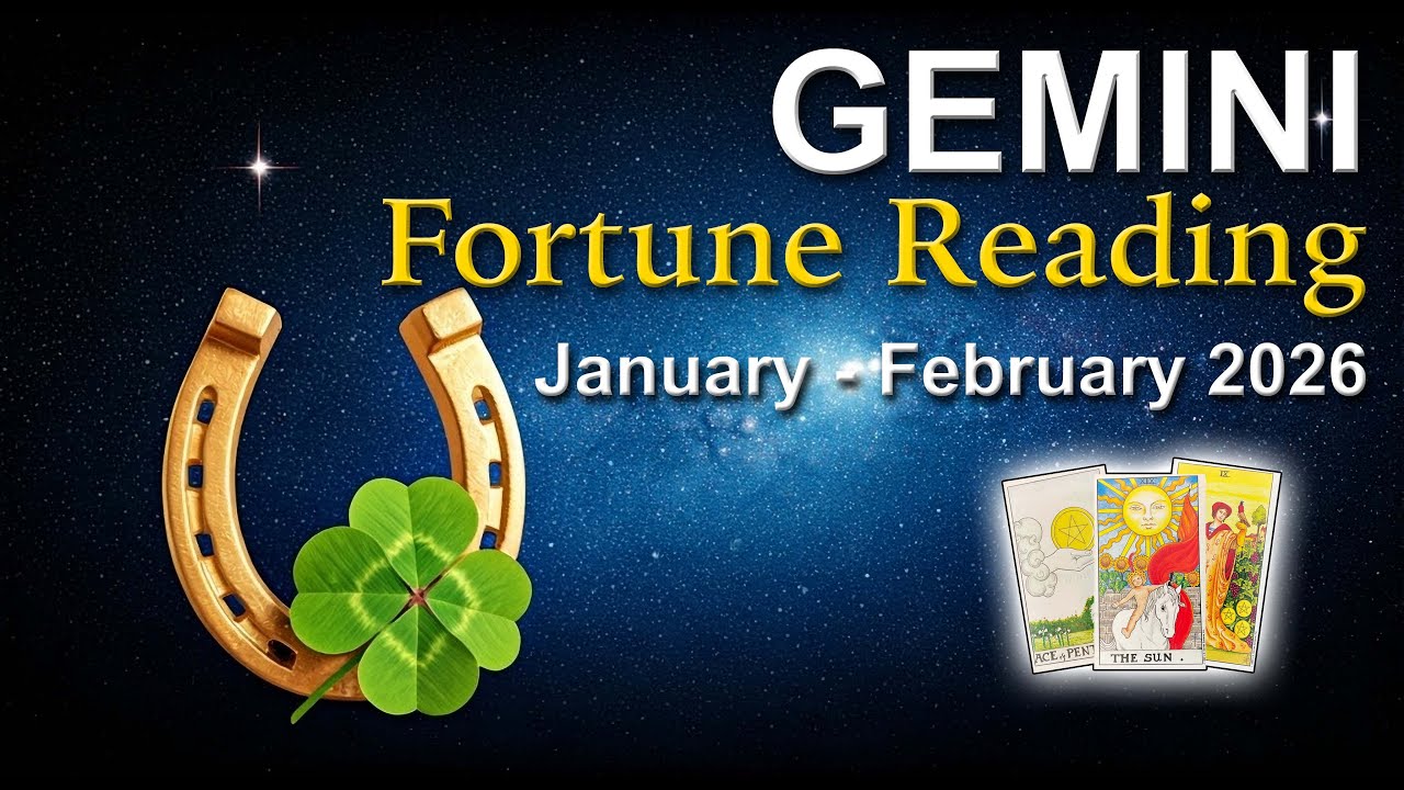 GEMINI Fortune Tarot Reading 🍀 "THE BREAKTHROUGH YOU NEEDED!' January–February 2026 ✨