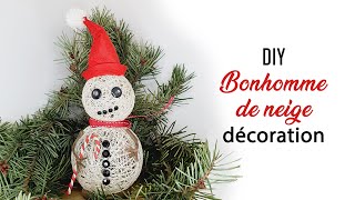 Diy Bonhomme de neige décoration