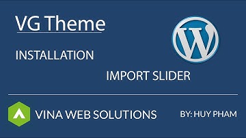 [VG Theme Documentation] Import Slider (Revolution Slider)