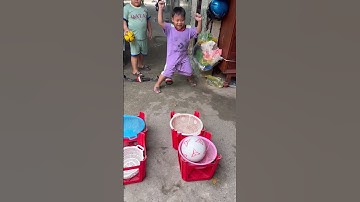 thiện thử thách thảy bóng vào gỗ trúng thưởng 3#funny