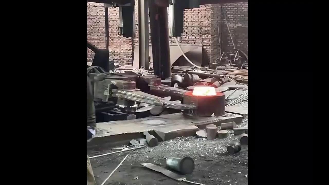 Satisfying Heavy Metal Forging: Massive Red-Hot Steel Flanges