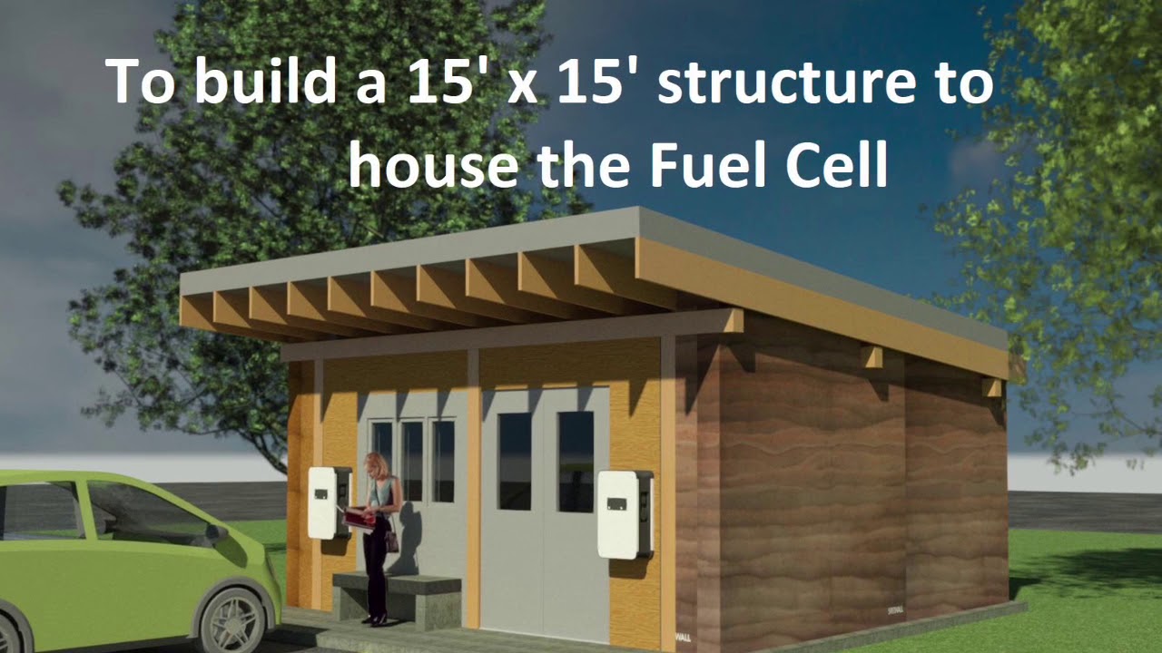 Natural Gas Fuel Cell EV Charging Station Structure YouTube