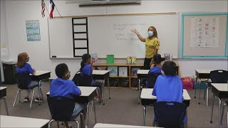 North Texas school districts head back to school for in-person learning, as COVID delta variant spre
