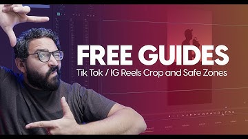 FREE Crop and Safe Zone Template for IG Reels and Tik Tok Videos