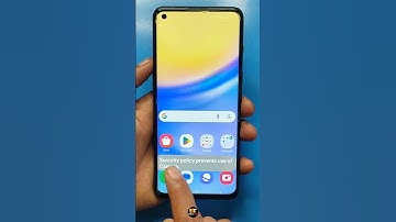 security policy prevents use of camera samsung a16 / security policy prevents use of camera samsung