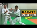 Karate kumite  ne pas reculer  3 exercices 