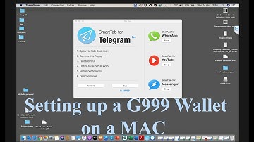 Setting up a G999 Wallet on MAC